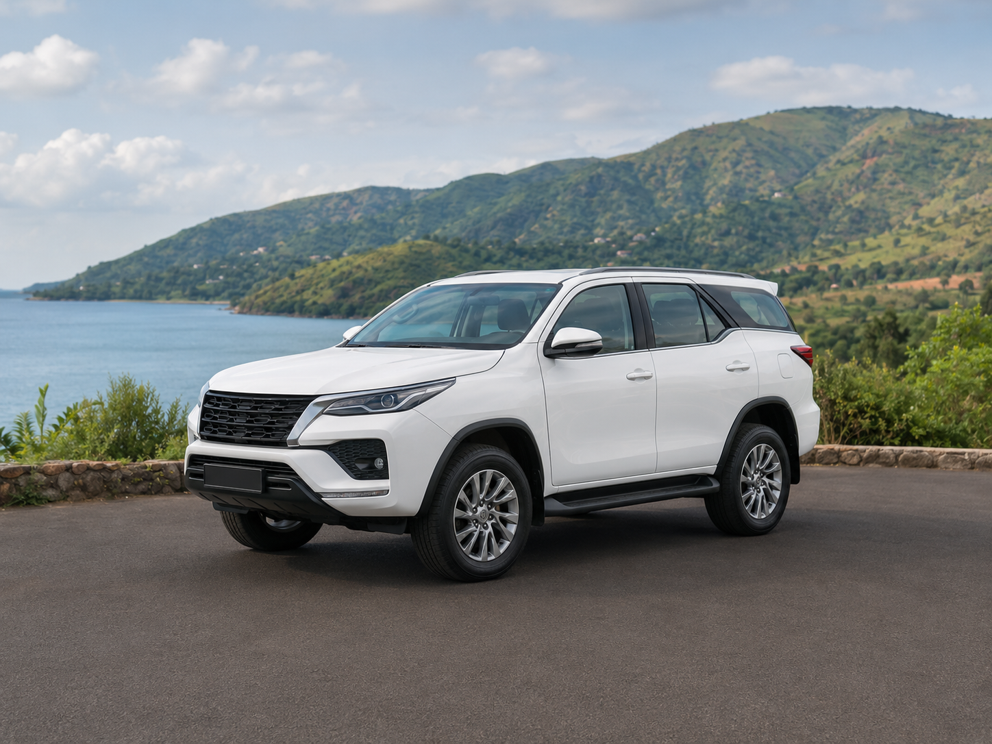 Representative four-wheel-drive vehicle for project travel in Burundi